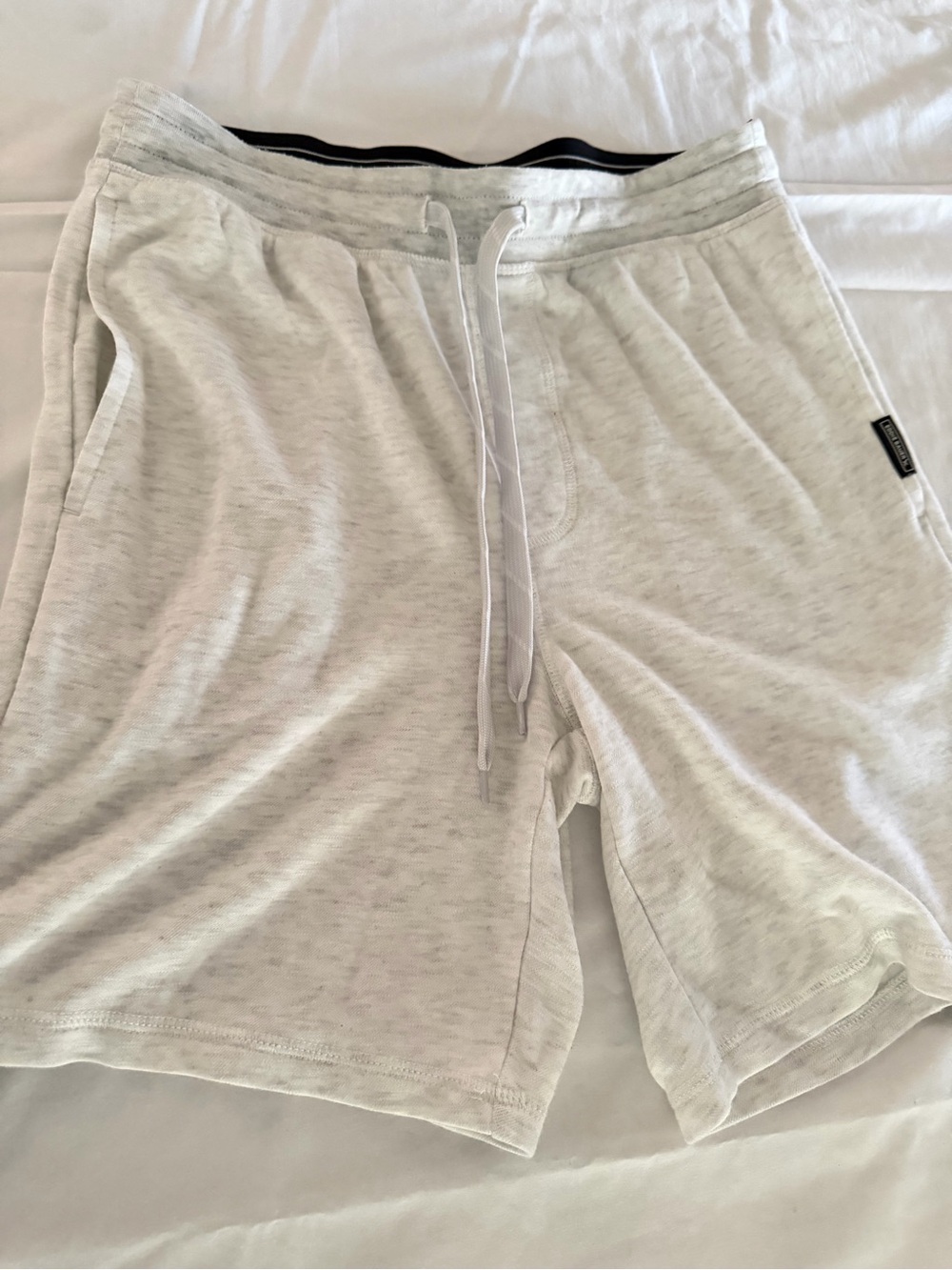 Eddie Bauer Light Gray Athletic Drawstring Shorts